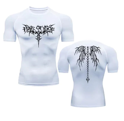 Anime Print Sport Quick Dry Gym TShirts