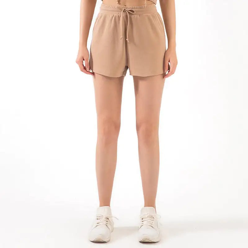 Lace Wide Loose Yoga Shorts for Women