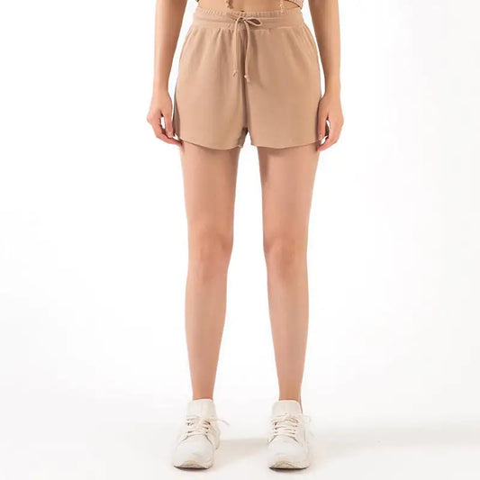 Lace Wide Loose Yoga Shorts for Women