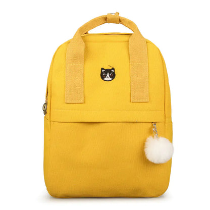 Canvas Embroidered Backpack