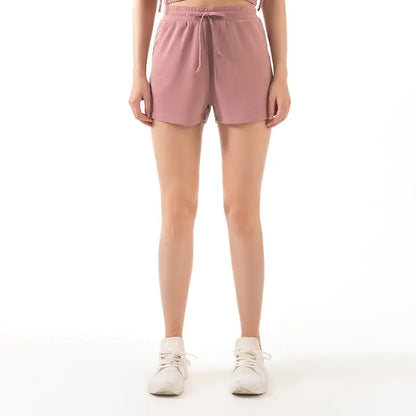 Lace Wide Loose Yoga Shorts for Women