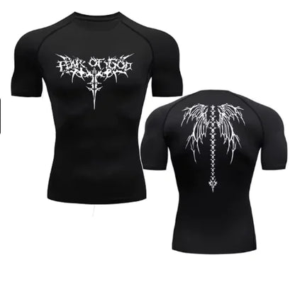 Anime Print Sport Quick Dry Gym TShirts