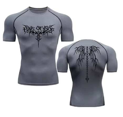 Anime Print Sport Quick Dry Gym TShirts
