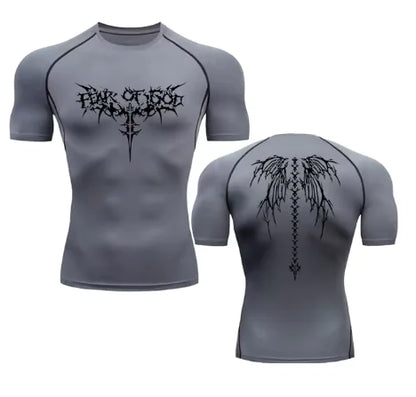 Anime Print Sport Quick Dry Gym TShirts